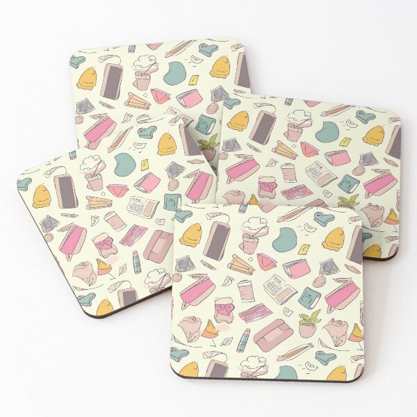 Item preview, Colorful Kawaii Patterns Featuring Animals and Food designed and sold by Piotrek0001.