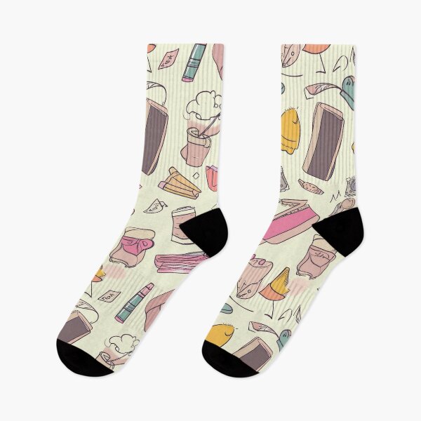 Item preview, Colorful Kawaii Patterns Featuring Animals and Food designed and sold by Piotrek0001.
