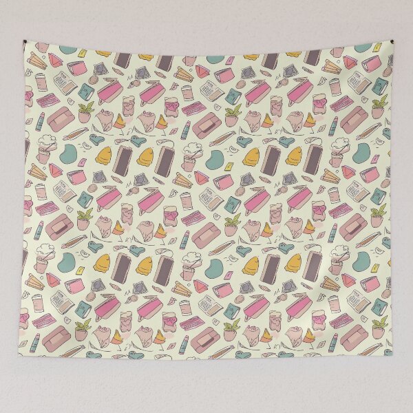 Item preview, Colorful Kawaii Patterns Featuring Animals and Food designed and sold by Piotrek0001.