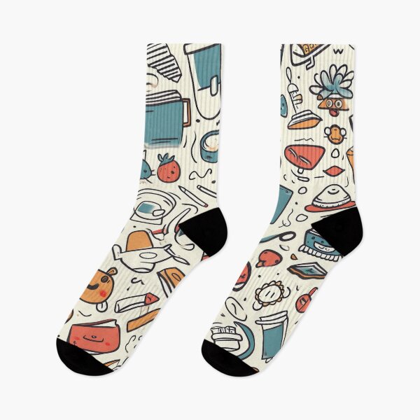 Item preview, Colorful Kawaii Patterns Featuring Animals and Food designed and sold by Piotrek0001.