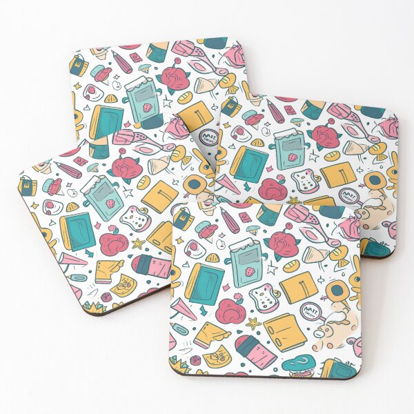 Item preview, Colorful Kawaii Patterns Featuring Animals and Food designed and sold by Piotrek0001.