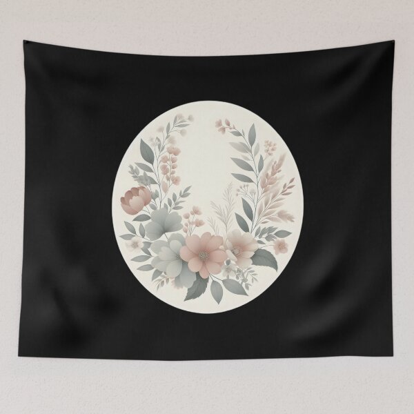 Item preview, Floral Elegance in Muted Tones designed and sold by pumsquare.