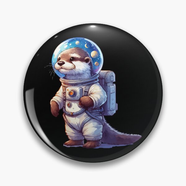 Item preview, Cute Otter Astronaut Space designed and sold by TomFrontierArt.
