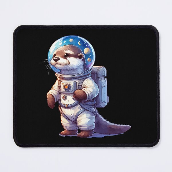 Item preview, Cute Otter Astronaut Space designed and sold by TomFrontierArt.