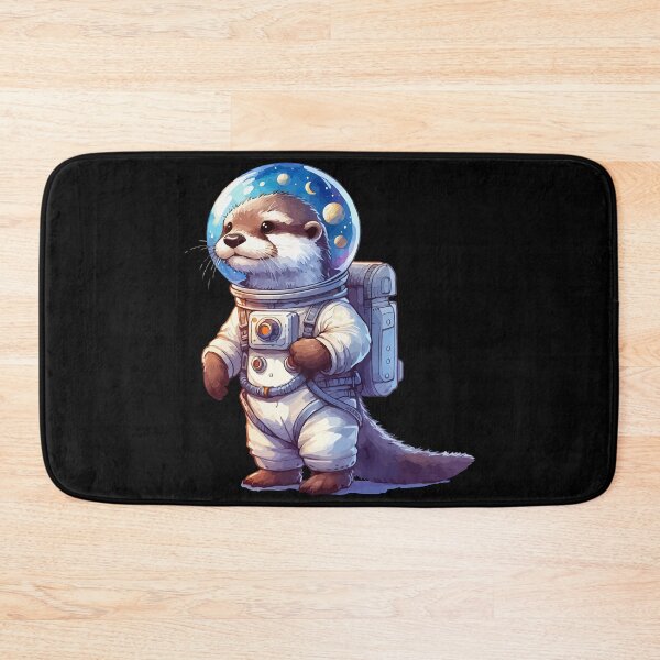 Item preview, Cute Otter Astronaut Space designed and sold by TomFrontierArt.