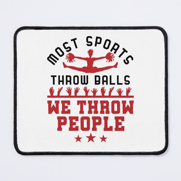 Item preview, Cheerleading Cheerleader Cheer Stunt Funny We Throw People designed and sold by jaygo.