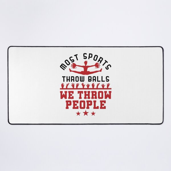 Item preview, Cheerleading Cheerleader Cheer Stunt Funny We Throw People designed and sold by jaygo.
