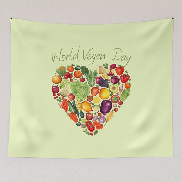 Item preview, World Vegan Day designed and sold by TeeTemptation.