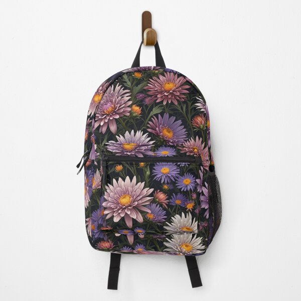 Item preview, Aster Floral Seamless Pattern (September Birth Flower) designed and sold by Rosa-Canina64.