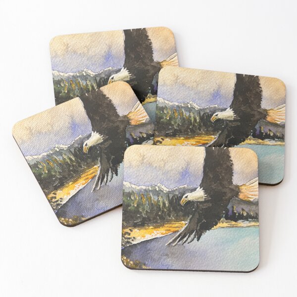 Item preview, Watercolor Eagle designed and sold by TheArtCave.