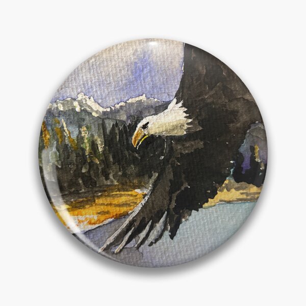 Item preview, Watercolor Eagle designed and sold by TheArtCave.