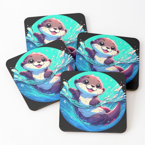 Item preview, Kawaii Otter Bath designed and sold by TomFrontierArt.