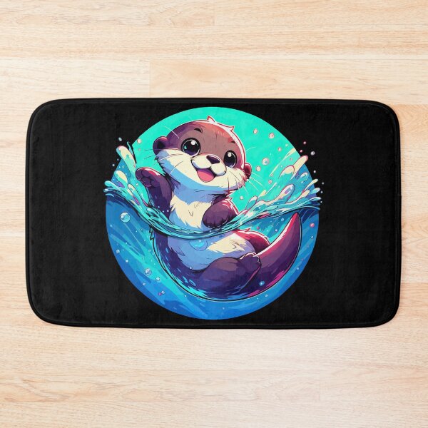 Item preview, Kawaii Otter Bath designed and sold by TomFrontierArt.