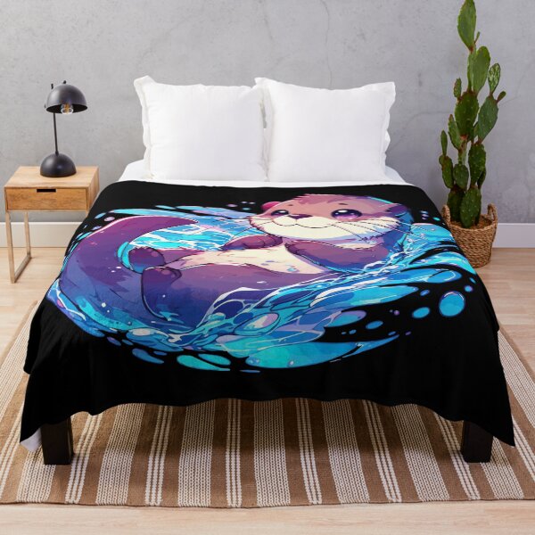 Item preview, Kawaii Otter Bath Anime designed and sold by TomFrontierArt.