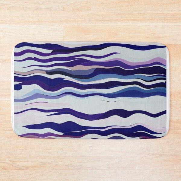 Item preview, Cool Colours Sea Waves||Dominant Blue and White  designed and sold by Pattern Hub.