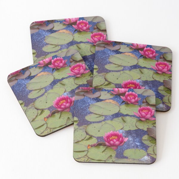 Item preview, Pink Water Lilies  in the Milky Way Galaxy designed and sold by WigOutlet.