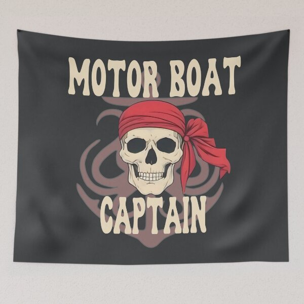 Item preview, Motor Boat Captain designed and sold by Colorfulman.