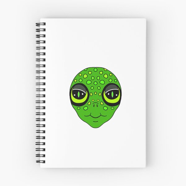 Item preview, Green Alien Head designed and sold by Sartoris Art.