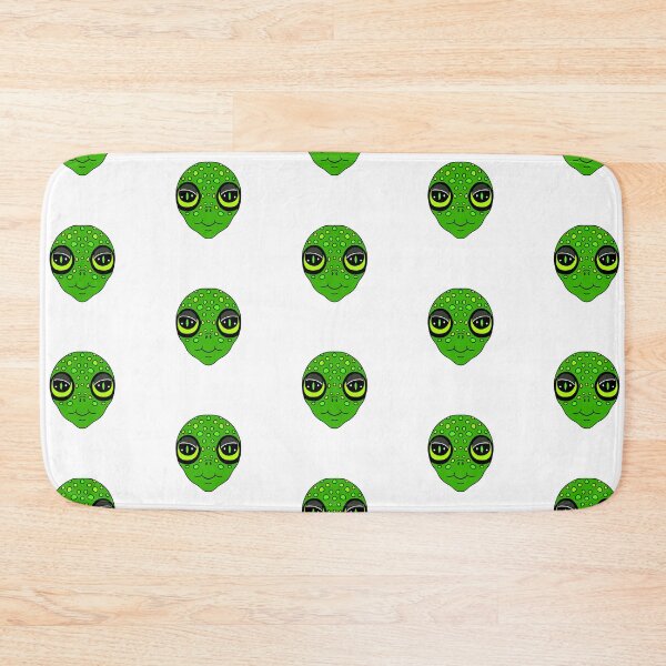 Item preview, Green Alien Head designed and sold by Sartoris Art.