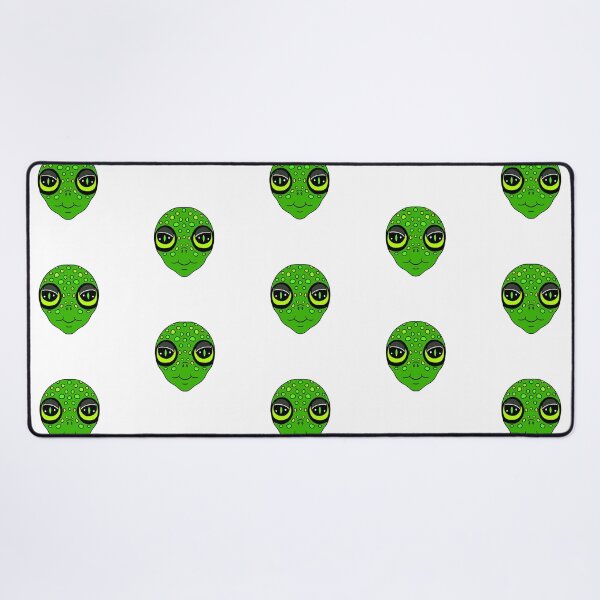 Item preview, Green Alien Head designed and sold by Sartoris Art.