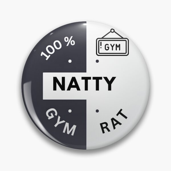 Item preview, Natty Gym Rat - Bold Fitness Apparel Design designed and sold by tutoo clothes.