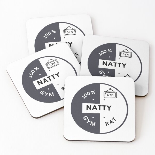 Item preview, Natty Gym Rat - Bold Fitness Apparel Design designed and sold by tutoo clothes.