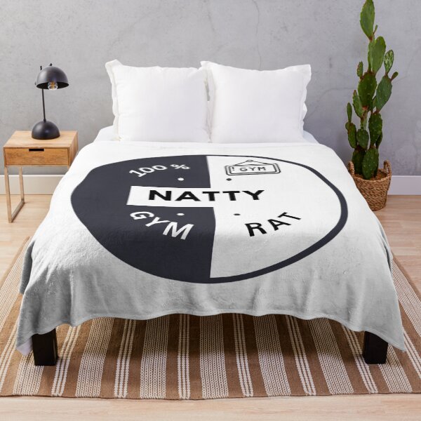 Item preview, Natty Gym Rat - Bold Fitness Apparel Design designed and sold by tutoo clothes.