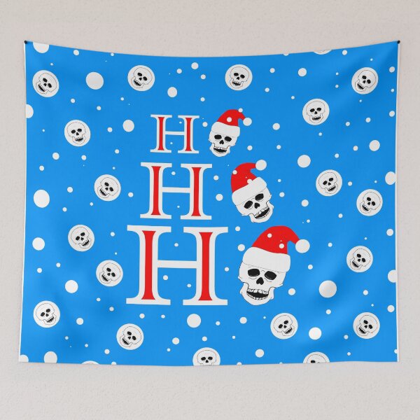 Item preview, Xmas Skulls Ho Ho Ho - designed and sold by Sartoris Art.