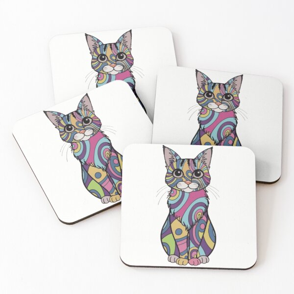 Item preview, Colorful Cat – Vibrant Feline Art for Cat  designed and sold by XquisiteFashion.