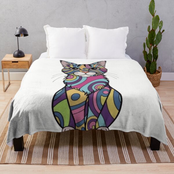 Item preview, Colorful Cat – Vibrant Feline Art for Cat designed and sold by XquisiteFashion.