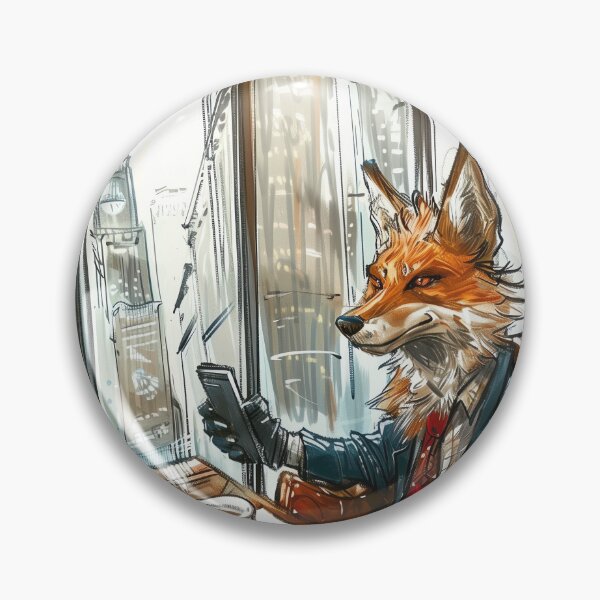 Item preview, Fox in the Office: Checking In designed and sold by landletsy.