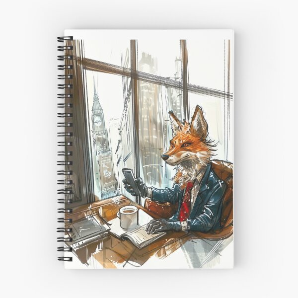 Item preview, Fox in the Office: Checking In designed and sold by landletsy.