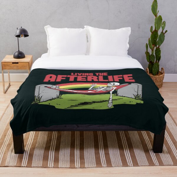 Item preview, Living The Afterlife, Retro Skeleton Relaxing designed and sold by FlashCraft Design.