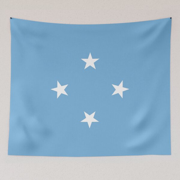 Item preview, Micronesia Flag: Unity Across Pacific Islands designed and sold by communedesigns.