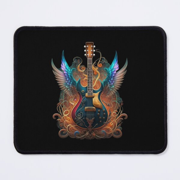 Aperçu de l'œuvre Guitare créée et vendue par Tags-Design.