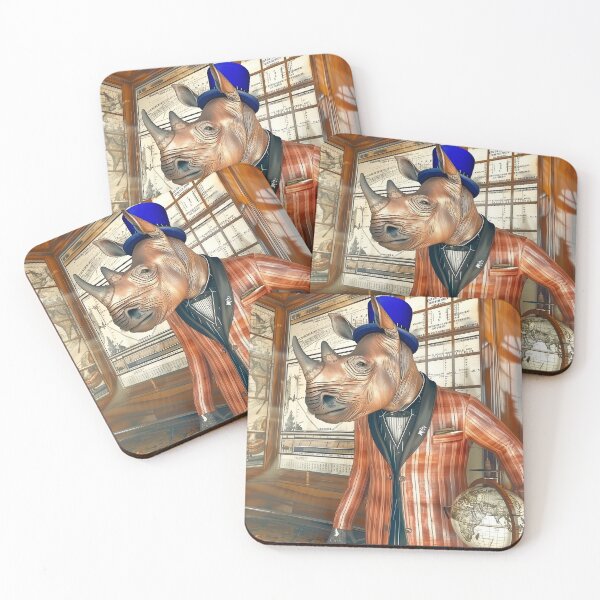 Item preview, Rhino with a Plan: The Global Strategist designed and sold by landletsy.