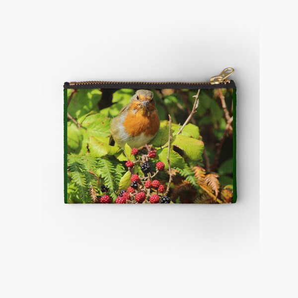 Item preview, European Robin Inch Island Berries Vertical designed and sold by eddiebarronshop.