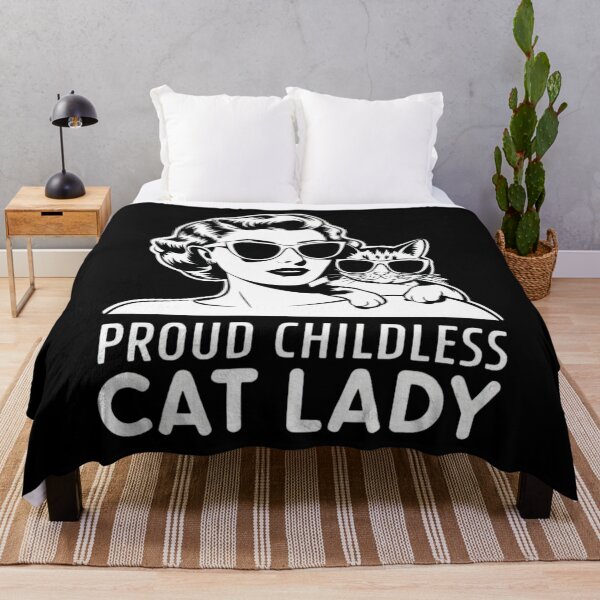 Item preview, Proud Childless Cat Lady designed and sold by Flying Alligator.