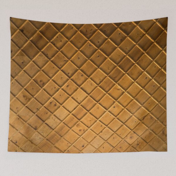 Item preview, Antique Wooden Ceiling Pleasing Geometry designed and sold by Georgia Mizuleva.