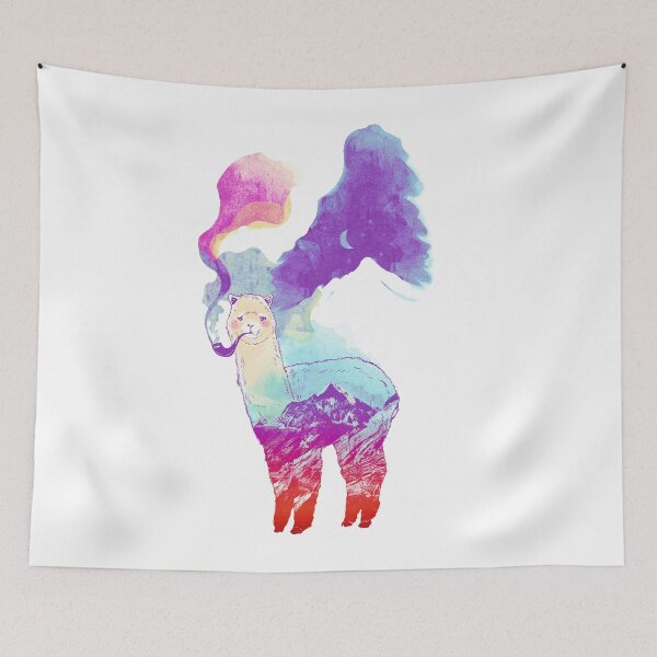 Item preview, Alpacas dream in Himalayas designed and sold by Forget Me.