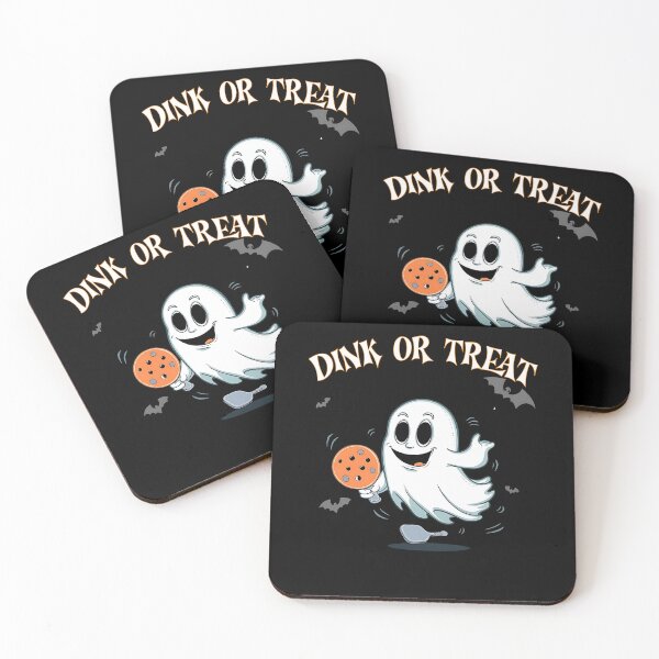 Item preview, Dink Or Treat Ghost Pickleball Boo Player , Halloween Paddle   designed and sold by Smix Pixels.