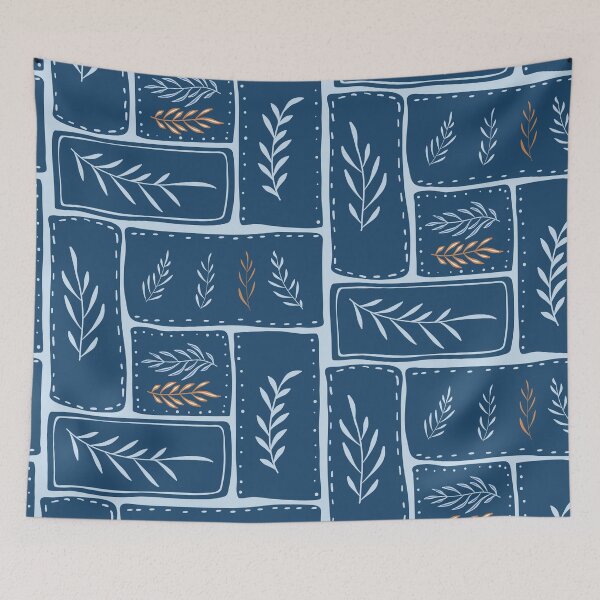 Item preview, Copy of Patchwork-style green abstract floral designed and sold by Syuzanna.