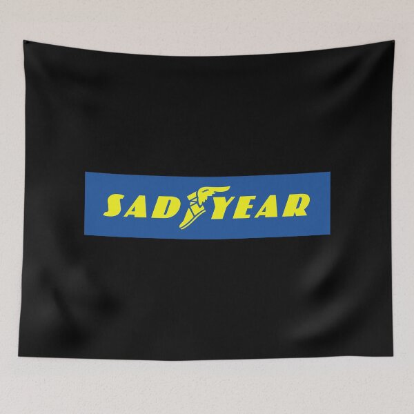Item preview, Sad year logo, funny logo, funny design designed and sold by WorlDigitalArts.