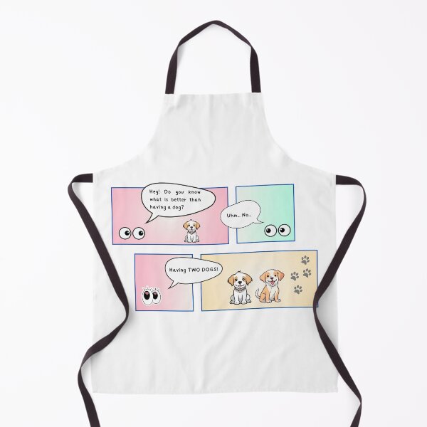 Item preview, Two dogs comic joke designed and sold by Lucia Mancuso.