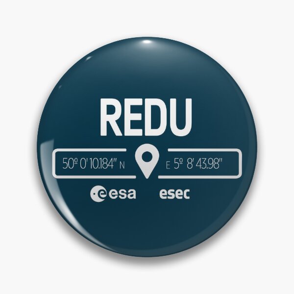 Item preview, ESA ESEC Redu Belgium: Space Exploration Design with Coordinates designed and sold by MeetinSpace.