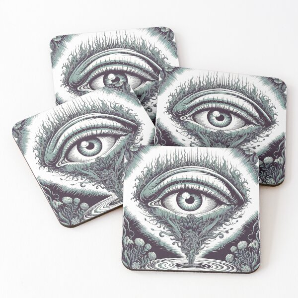 Item preview, Mystical Eye with Nature Elements Design designed and sold by ZetaDream.