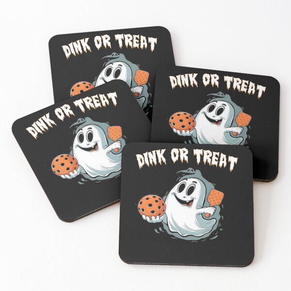 Item preview,  Dink Or Treat Ghost Pickleball Boo Player , Halloween Paddle   designed and sold by Smix Pixels.