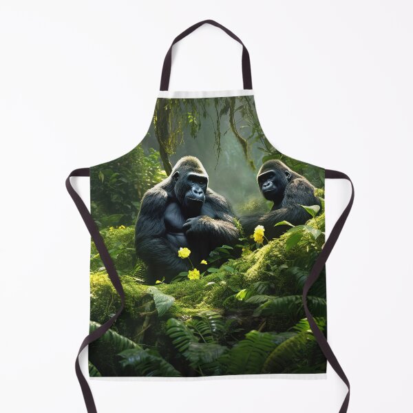 Item preview, Gorillas in the African jungle - Wildlife photo designed and sold by TheArtistOf2022.