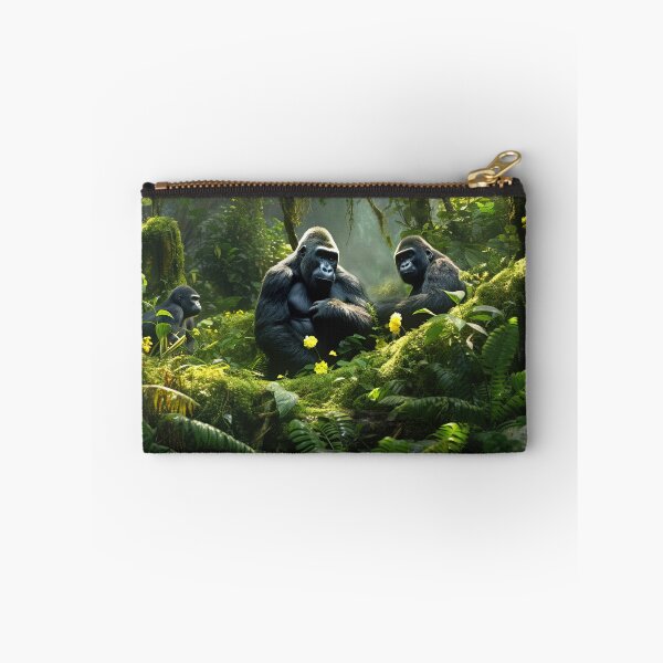 Item preview, Gorillas in the African jungle - Wildlife photo designed and sold by TheArtistOf2022.