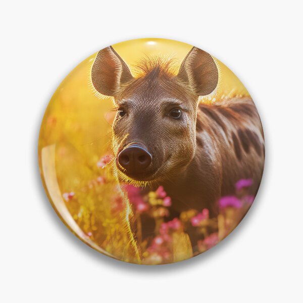 Item preview, A warthog family at sunrise in fields - Wildlife photo designed and sold by TheArtistOf2022.